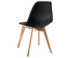 Стілець Лоренцо пластиковий чорний