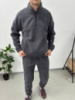 Чоловічий флісовий спортивний костюм (графіт)