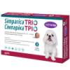 Сімпаріка ТРІО (сароланер, моксидектин, пірантел) для собак 2,5-5 кг, 3 таблетки
