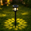 Садовий сонячний світильник Solar Lawn Shadow Lamp — візерунковий світильник для саду та газону.