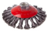 Щітка конусна Intertool 100 мм плетені (BT-4100)