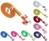 Кабель USB/IPHONE 4 в тканинному обплетенні (3 м)