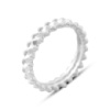 Серебряное кольцо CatalogSilver с без камней, вес изделия 2,73 гр (2169222) 17.5 размер