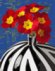 Картина за номерами «Квіти у сюрреалетичній вазі» 40х50см
