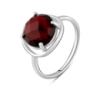 Серебряное кольцо CatalogSilver с натуральным гранатом 4.088ct, вес изделия 2,53 гр (2091042) 18 размер