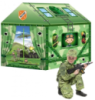 Игровой домик детская палатка для мальчиков Happy kid Military House для дома и улицы Зелёный
