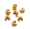 Кримпы гипоаллергенные сплав / 5 шт / 5 мм / золото