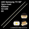 LED підсвітка Samsung TV 58« CY-CN058HGLV1H LM41-00632A BN96-46866A AOT_58_NU7300_NU7100_2X42_3030C 1шт.