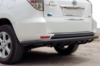 Задняя защита AK005-15 Черная (2 шт., нержавейка) для Toyota Rav 4 2006-2013 гг