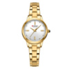 Жіночий годинник Curren 9094 Gold-White з золотистим браслетом та мінеральним склом