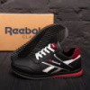 Мужские кожаные кроссовки Anser Reebok 103 black чёрные