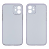 Чехол Matt Protective для Apple iPhone 12 светло-фиолетовый Люкс