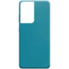 Силіконовий чохол Candy для Samsung Galaxy S21 Ultra (Синій / Powder Blue) - купити в SmartEra.ua