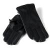 PODIUM Перчатка Мужская кожа-олень Paidi 210-6 black плюш Распродажа