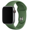 Силіконовий ремінець для Apple Watch Sport Band 42 / 44 / 45 / 49 (S/M & M/L) 3pcs, Зелений / Clover - купити в SmartEra.ua