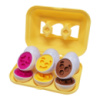 Сортер-головоломка Монтессори Яйца со смайлами DF29A 6 шт в лотке