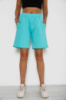 Шорти жіночі однотонні, колір блакитний, 238R57820