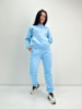 Жіночий утеплений костюм спортивний «WhyNot» оптом I Батал 50-52, Блакитний