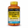 Глюконат магния 550 мг, Magnesium Gluconate, Mason Natural, 100 таблеток