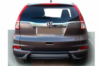 Задняя дуга AK007 Black (2016-2019, нержавейка) для Honda CRV