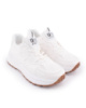 Жіночі білі кросівки на шнурівці