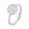 Серебряное кольцо CatalogSilver с фианитами, вес изделия 2,25 гр (2184270) 18.5 размер