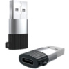 Перехідник XO NB149E Type-C to USB 2.0 Black (Код товару:32155)