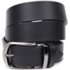 Практичний брючний пояс для чоловіків з натуральної шкіри 711681 Чорний
