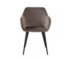 Стілець Арно м'який коричнева тканина