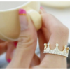 Женское кольцо корона