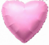 Сердце из фольги «нежно розовое»