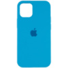 Чохол для iPhone 12 Pro Max Silicone Case Full Protective (AA) (Блакитний/Blue) - купити в SmartEra.ua