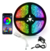 Светодиодная лента LED RGB USB APP SF-2 самоклеющаяся 5 м с пультом ДУ на 300 диодов