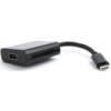 Адаптер Cablexpert USB Type C - HDMI (M/F) 0.15 м Black (A-CM-HDMIF-01) (Код товару:34624)