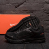 Мужские кроссовки сетка Nike Black 2202-7 чёрные