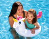 Intex 59221 Unicorn BIG ANIMAL Єдиноріг 107×58 см, Надувний круг для плавання дитячий круг у вигляді єдинорога, 3 - 6 р
