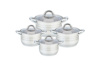 Набор посуды нержавеющий Maestro 2.9 x 3.9 x 5.1 x 6.5 л (4 шт.) (MR-3513-8)