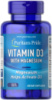 Puritan's Pride Vitamin D3 With Magnesium 60 таблеток