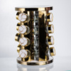 Карусель для специй 16 баночек по 100 мл, белый мрамор HP-1371