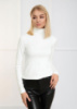 Жіноча тепла базова водолазка «Kelly» оптом | Норма| Розпродаж моделі Молочний, 46-48