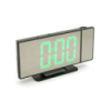 Электронные часы VST-896 Зеркальный дисплей, с датчиком температуры и влажности, будильник, питание от кабеля USB, Green