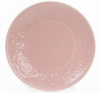 Набор 6 десертных тарелок Leeds Ceramics Ø21.5см, каменная керамика (розовые)