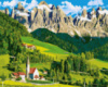 Картина за номерами «Будиночок в Альпах» 40х50см