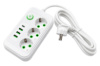 Мережевий фільтр Voltronic 3м (3 розетки 3 USB 1 USB-C 2500W 10A) з вимикачем (525-603)