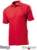 Футболка-поло мужская красная оптом (под нанесение логотипа)