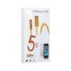 Кабель USB Iphone 5S Lightning Gold