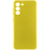 Чохол Silicone Cover Lakshmi Full Camera (A) для Samsung Galaxy S22, Жовтий / Flash - купити в SmartEra.ua