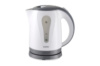 Электрочайник пластиковый Metec 1.8л бело-серый (700033)