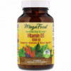 Витамин D3 1000 IU, Vitamin D3, MegaFood, 60 таблеток