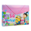 Папка на резинке A4 YES Minions Fluffy 491684 24,5х32 см